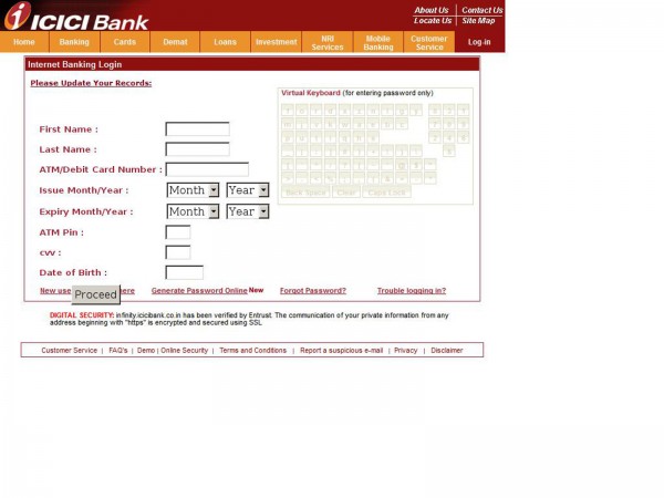 ICICI Bank Account Accessed Email Scam - MailShark